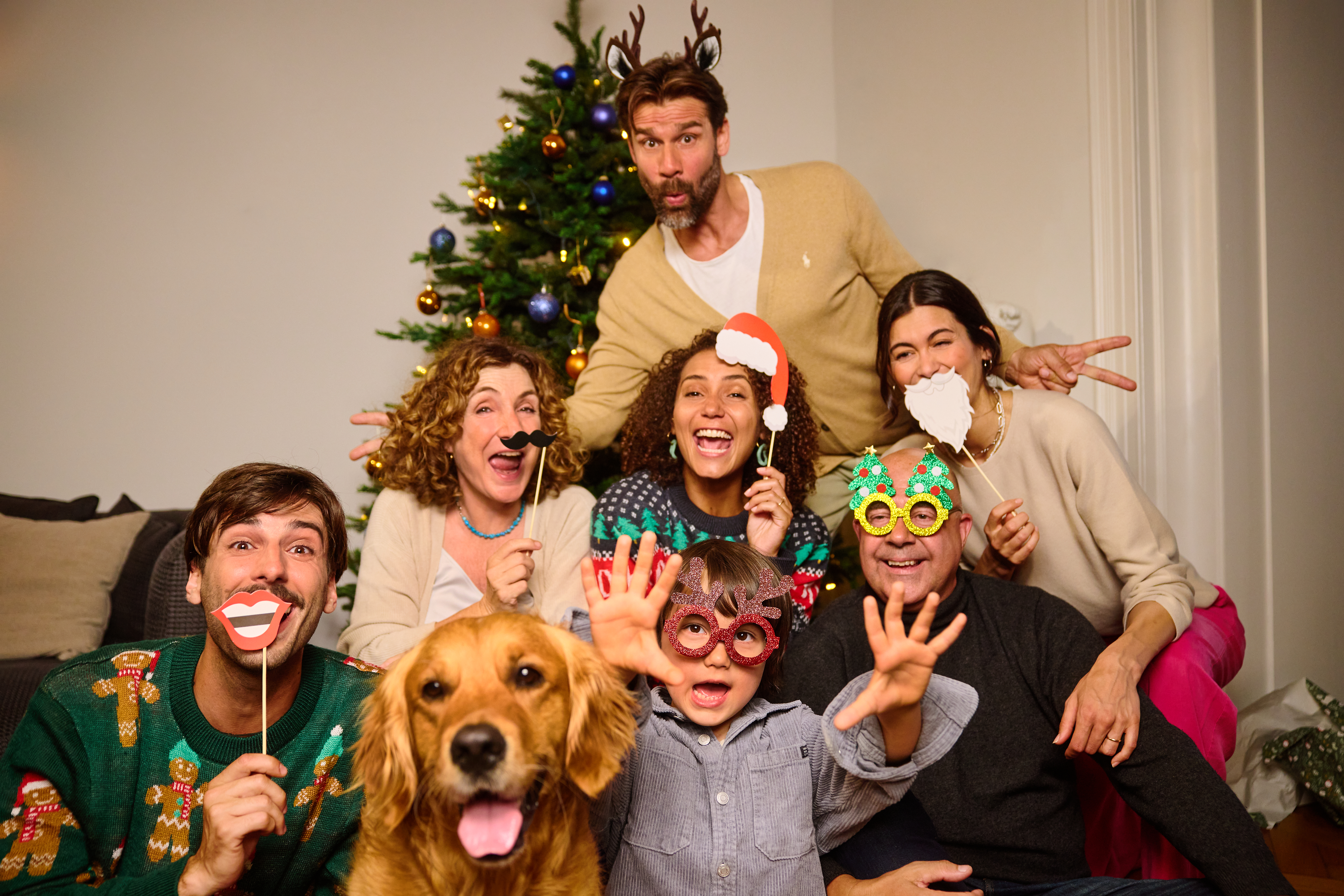 Weihnachtszeit mit der Familie