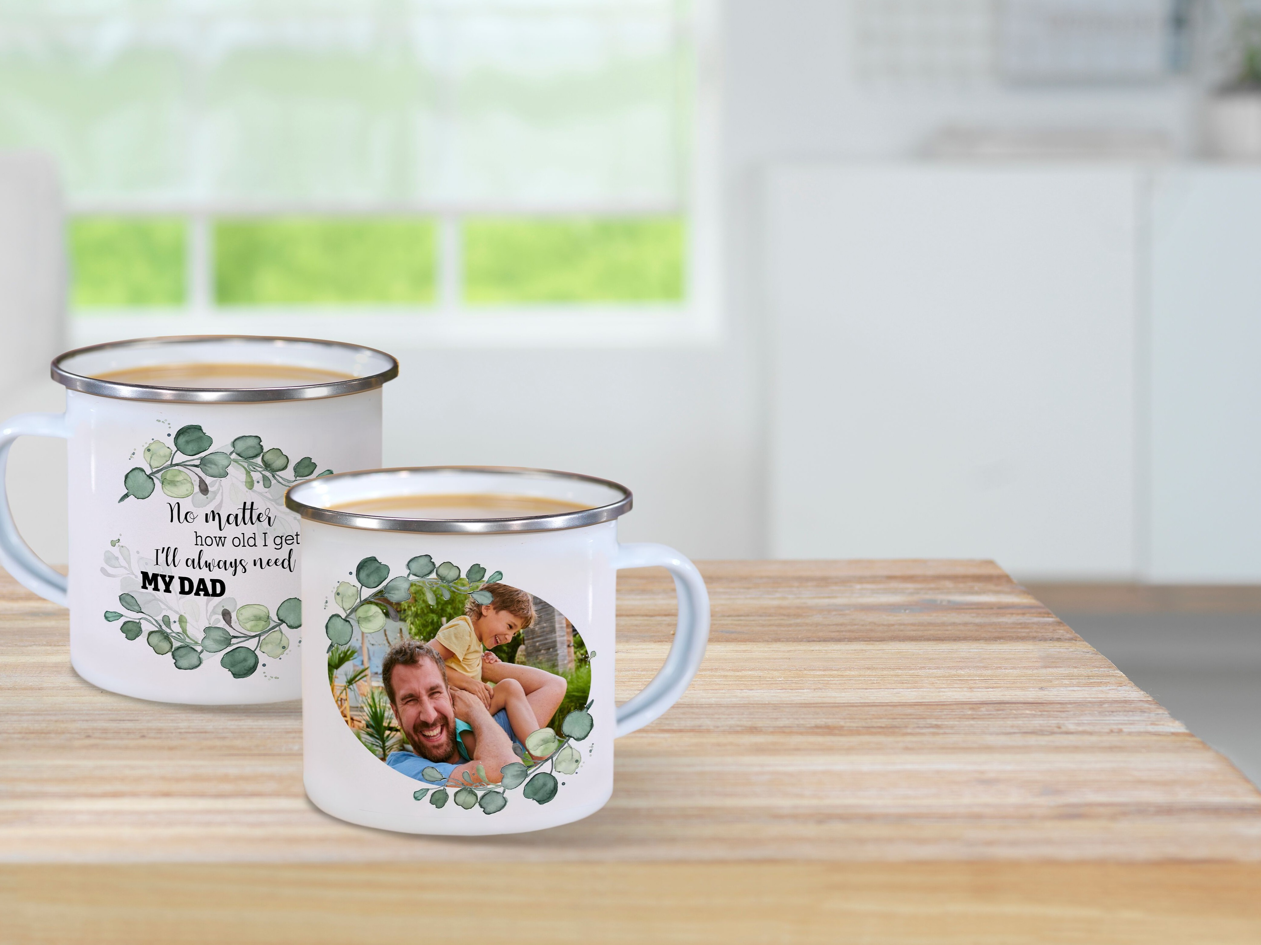 Mug emaillé pour la fête des pères