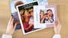 Pixum Fotobücher in 3 verschiedenen Formaten mit Familienbildern auf den Covern