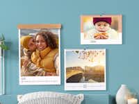 Pixum Wandkalender Mix van drie wandkalenders met en zonder houten houder