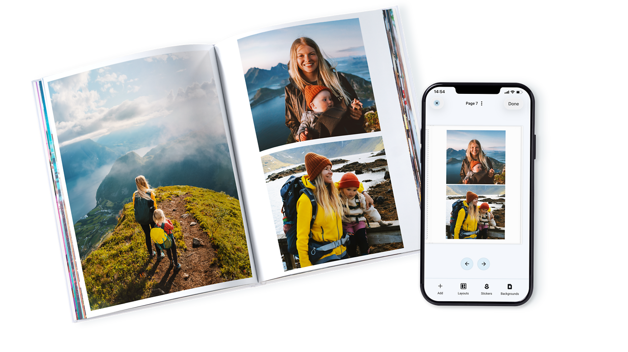 Pixum fotobok i appen