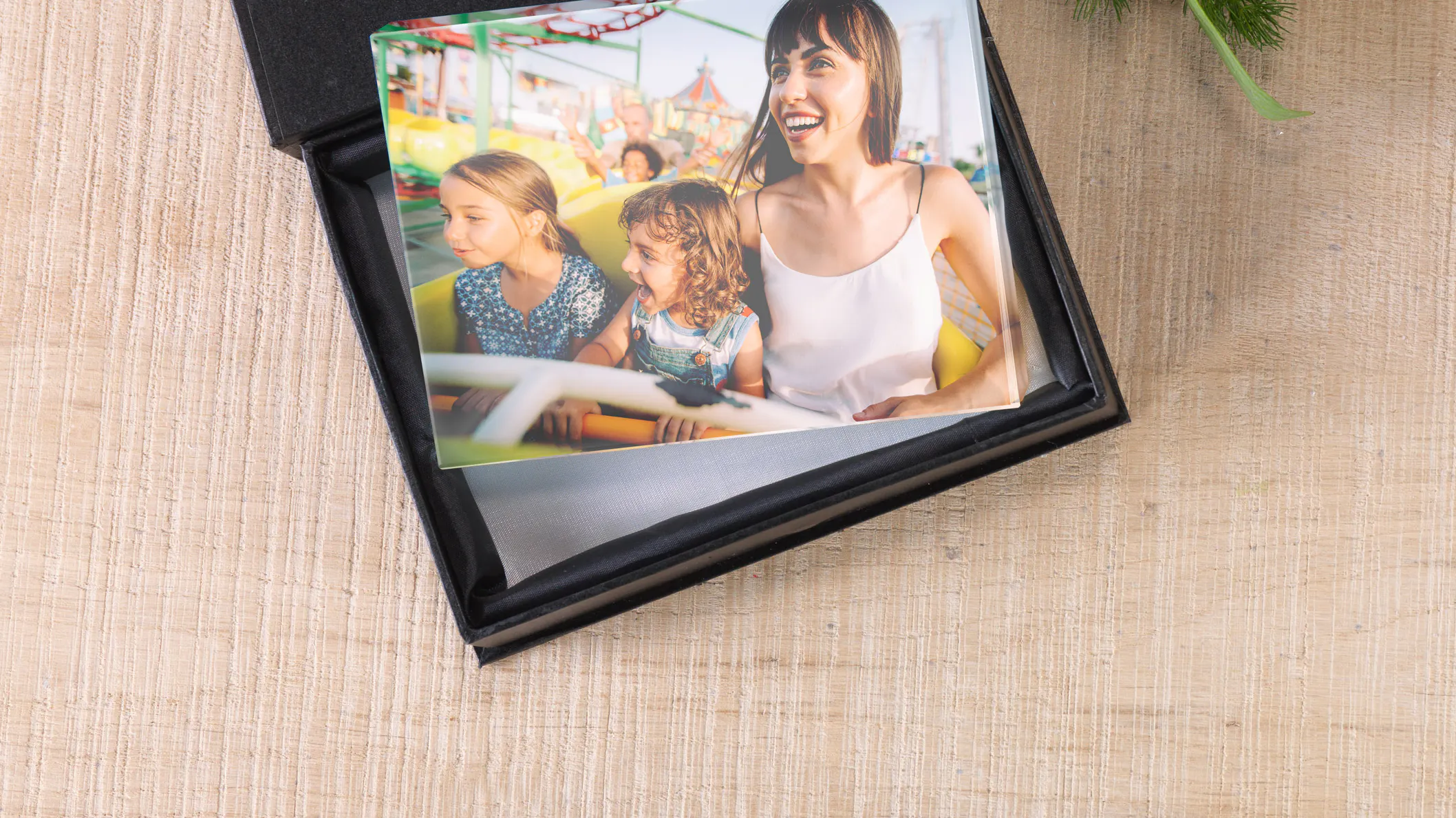Glasbild Sommer Familie Ambiente
