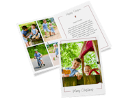 Folded card as a Christmas card Folded card as a Christmas card