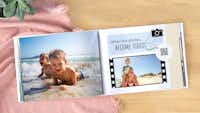 Pixum Photo Book Pixum photo book with travel photos of a family at the beach and video incl. QR-code