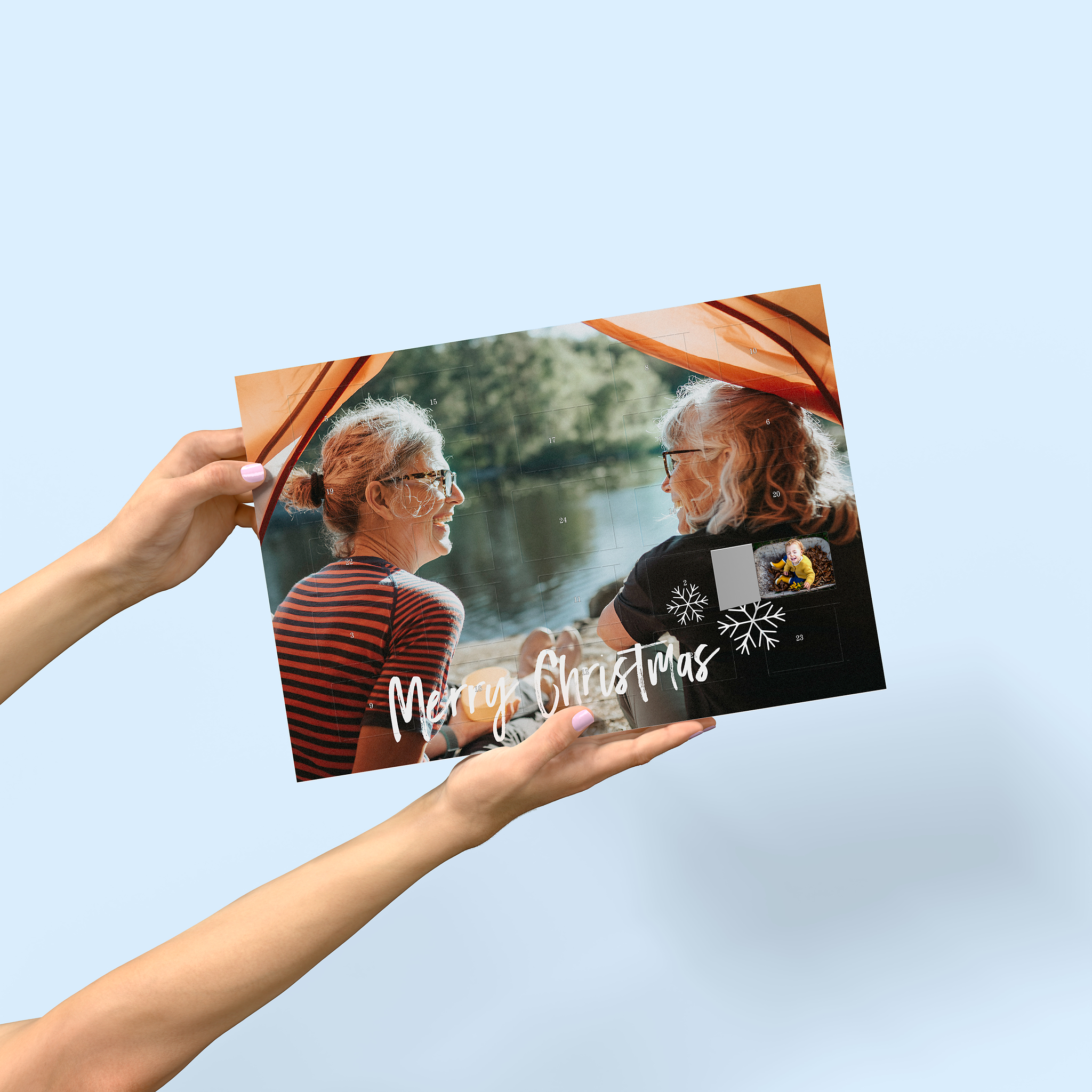 Adventskalender mit persönlichen Fotos gestalten