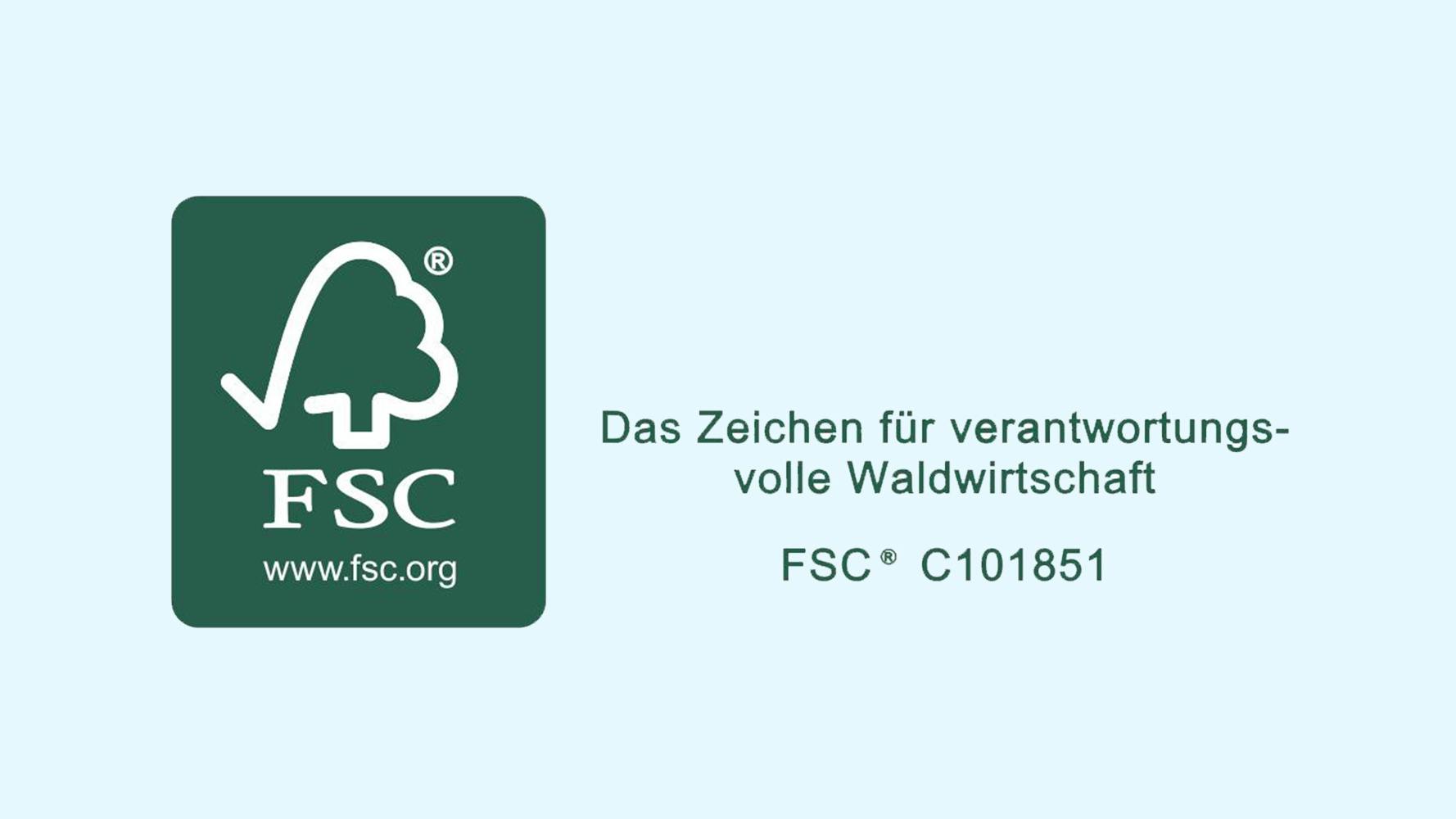 FSC-Logo für Pixum