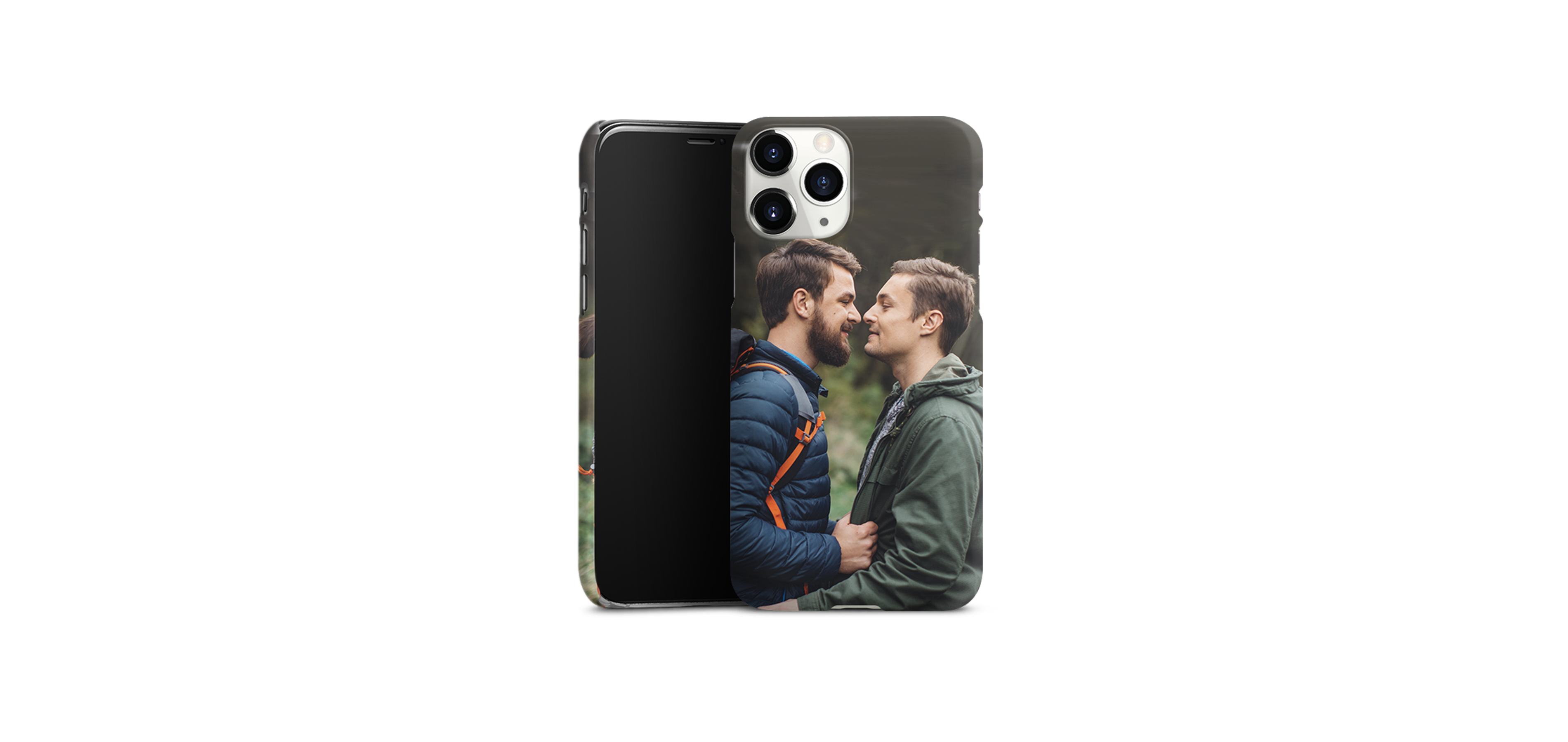 Gepersonaliseerd premium hoesje voor een iPhone met een foto van een koppel
