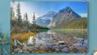 Foto hinter Acrylglas Foto hinter Acrylglas mit Landschaftsmotiv